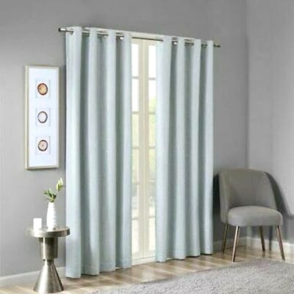 SUNSMART Maya 50″ x 84″ Printed Heathered Blackout Window Panel